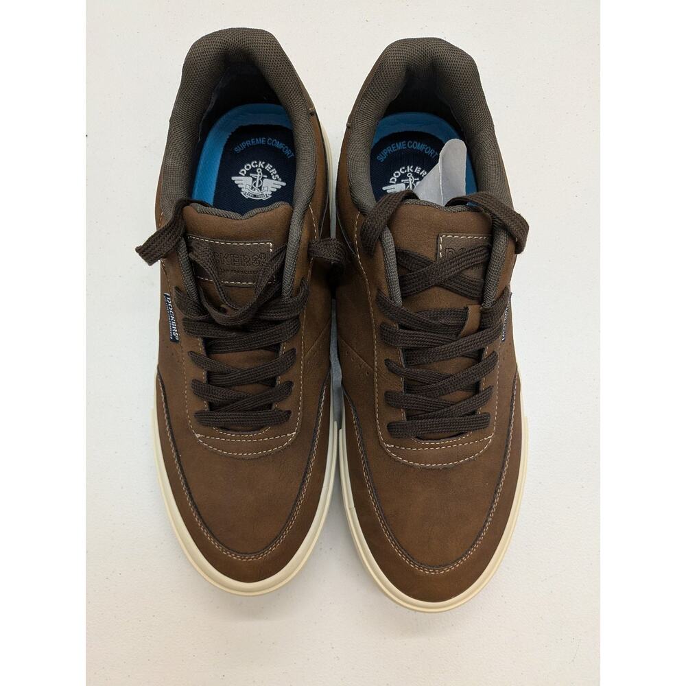 Dockers Men’s Casual Sneakers Brown Comfort Lace Up Everyday Shoes New